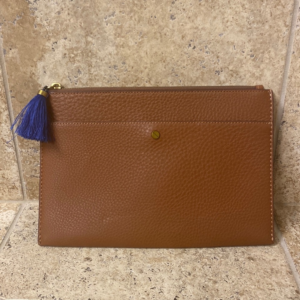 J. Crew Leather Clutch